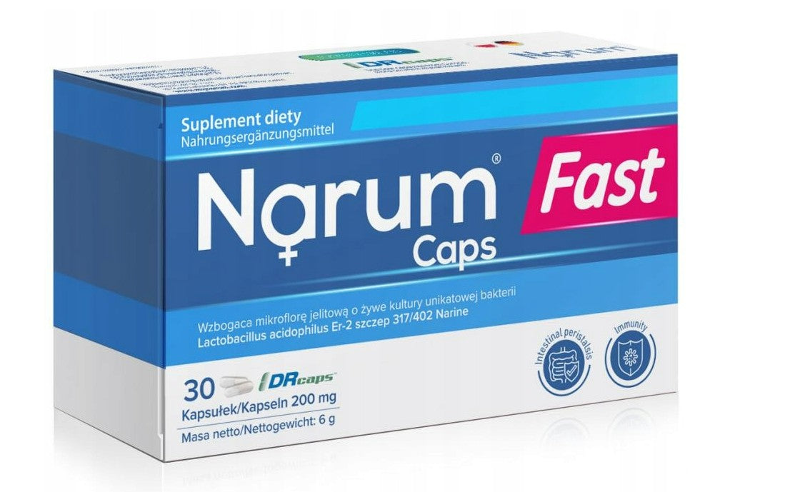 Narum Fast Caps 30 capsules