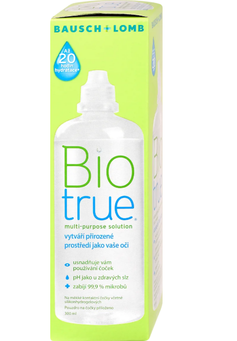 Biotrue contact lens solution, 300 ml
