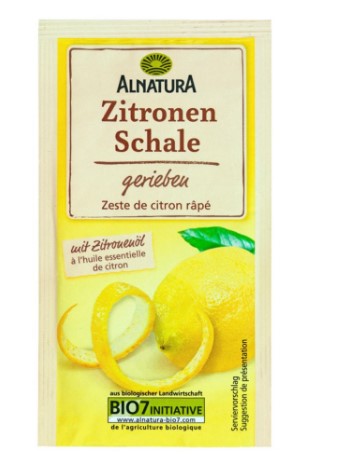 Alnatura BIO Grated lemon peel 5 x 5 g