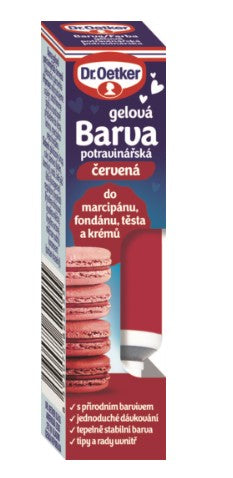 Dr. Oetker Gel color food grade Red 3 x 10 g