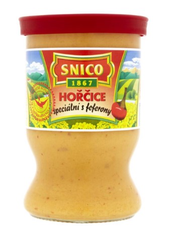 Snico Mustard special with hot peppers 180 g