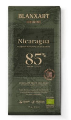 Blanxart Nicaragua 85% bitter chocolate 3 x 75g