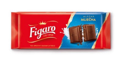 Figaro Milk Chocolate Bar 3 x 80g
