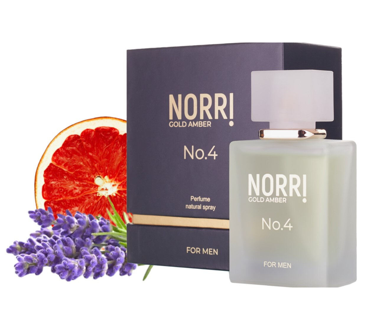 NORRI GOLD AMBER, N°4 FOR PERFUME MEN 50 ml