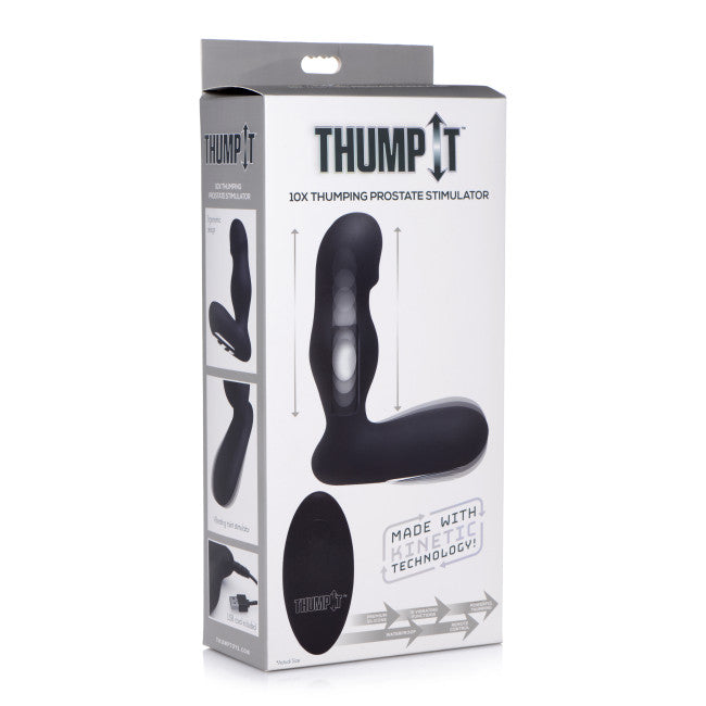Thump It 10X Thumping Prostate Stimulator Black