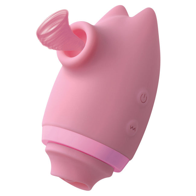 Shegasm Kitty Licker 5X 3 in 1 Clit Stimulator Pink  My Dr. XM