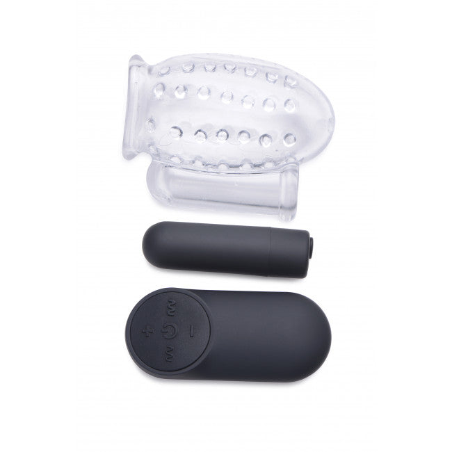 Trinity Vibes 28X Rechargeable Penis Head Teaser with Remote Control
