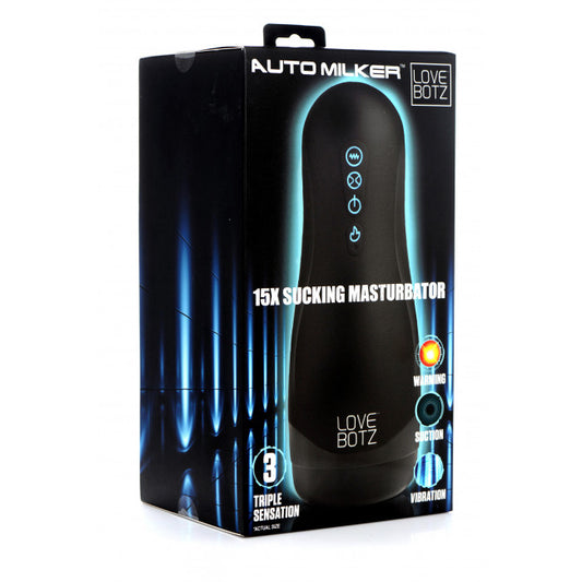 Lovebotz Auto Milker 15X Sucking Masturbator