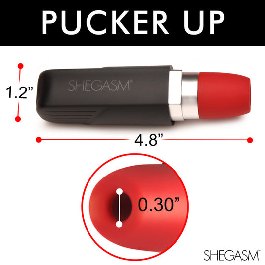 Shegasm Pocket Pucker 10X Lipstick Clit Stimulator