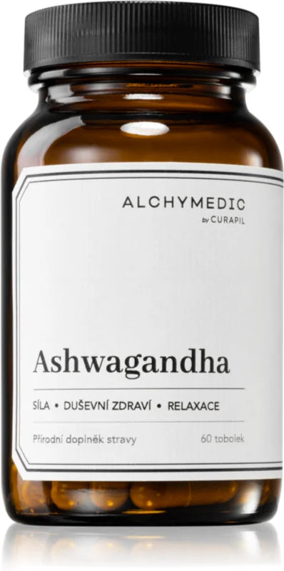Alchymedic Ashwagandha to support physical and mental health 60 capsules