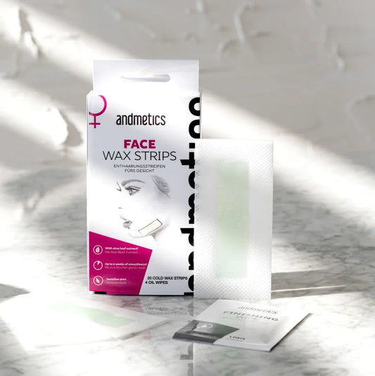 andmetics Wax Strips Face 20 pcs
