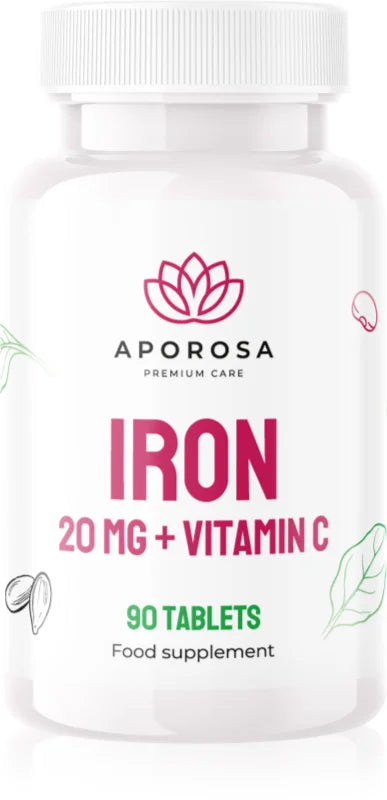 Aporosa Iron 20mg + vitamin C - 90 tablets
