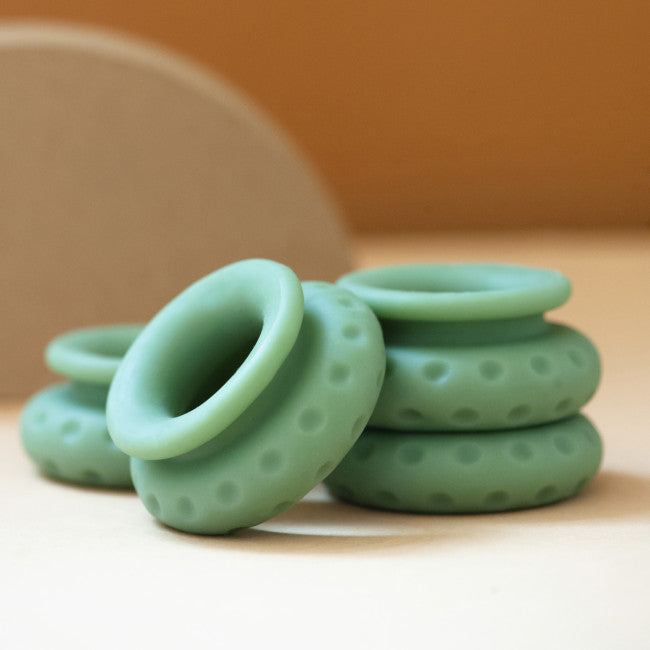 Ohnut Wider Soft Buffer Rings Set of 4 Sage