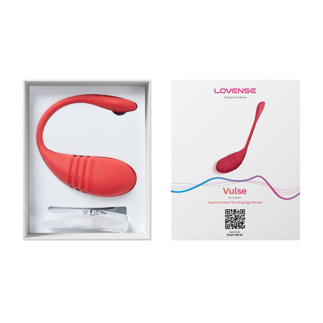 Lovense Vulse App-Controlled Thrusting Egg Vibrator