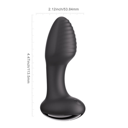 HoneyPlayBox Frenzy Pressure Sensing App-Controlled Rotating Butt Plug Black