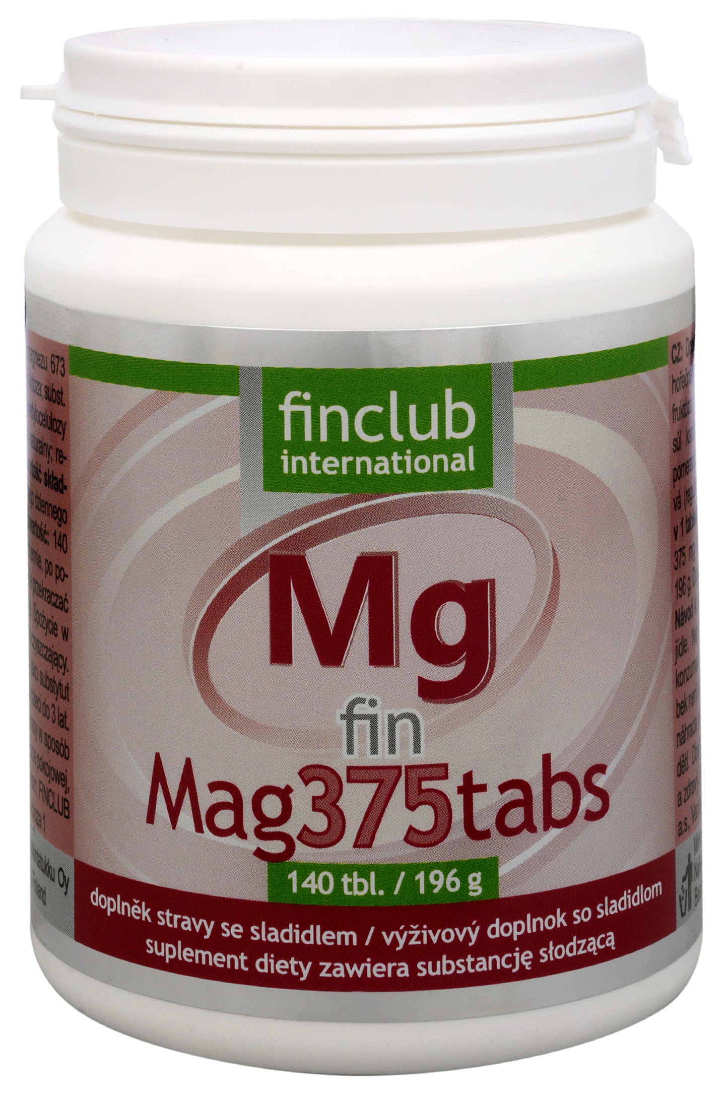 Finclub Fin Mag375tabs 140 tablets