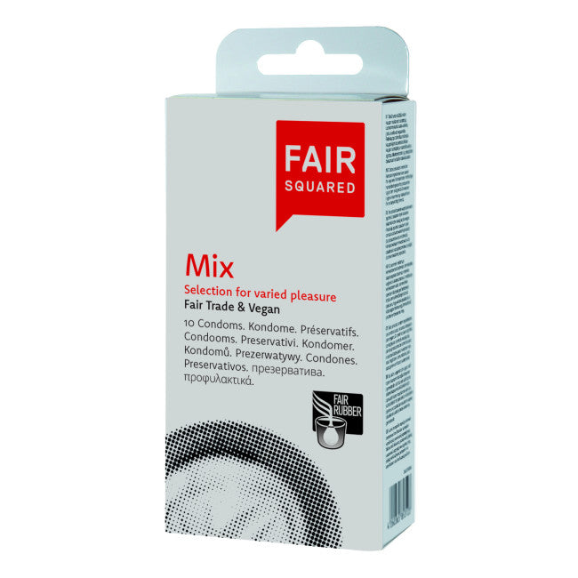 Fair Squared Mix Fair Trade & Vegan Condoms 10 pcs