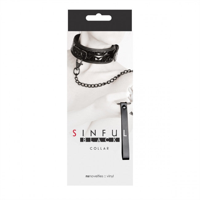 NS Novelties Sinful Collar Black