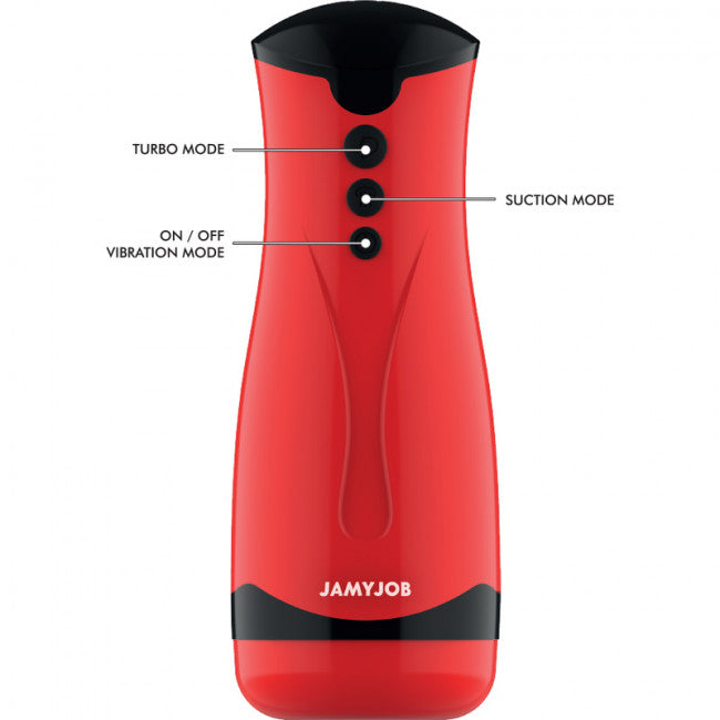 Jamyjob Dameron Suction & Vibration Masturbator Red My Dr. XM Jamyjob Dameron Suction & Vibration Masturbator Red My Dr. XM