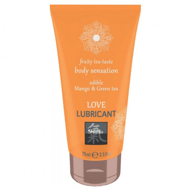 Shiatsu Love Lubricant Edible Mango & Green Tea 75ml