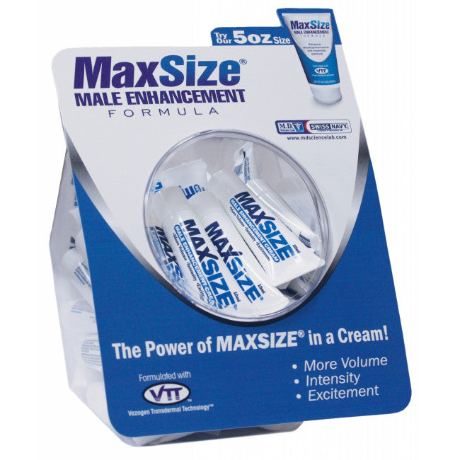 Swiss Navy MaxSize Male Enhancement Cream 10ml - 50 pcs