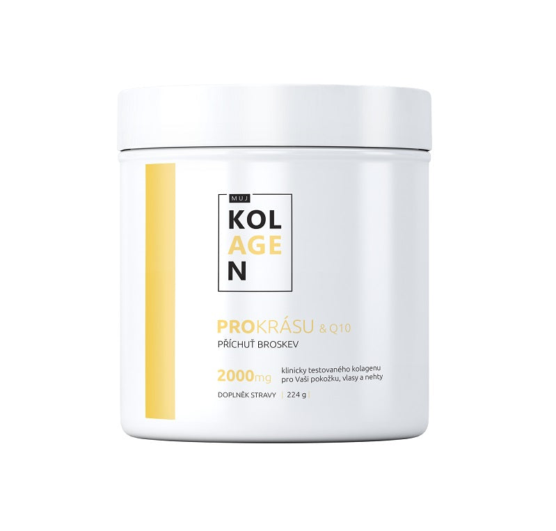 MujKolagen Collagen drink with peach flavor 224 g