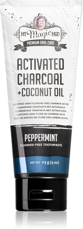 My Magic Mud Activated Charcoal whitening toothpaste Peppermint 113 g