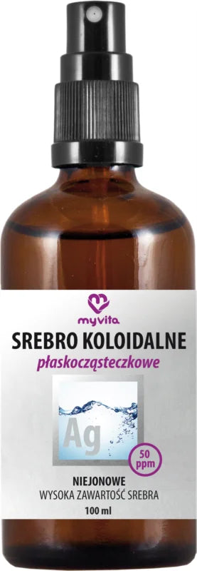 MyVita Colloidal silver 50 ppm cleansing tonic 100 ml
