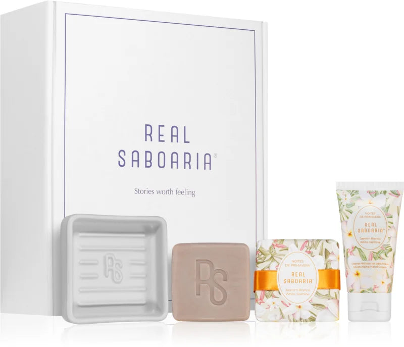 Real Saboaria White Jasmine gift set