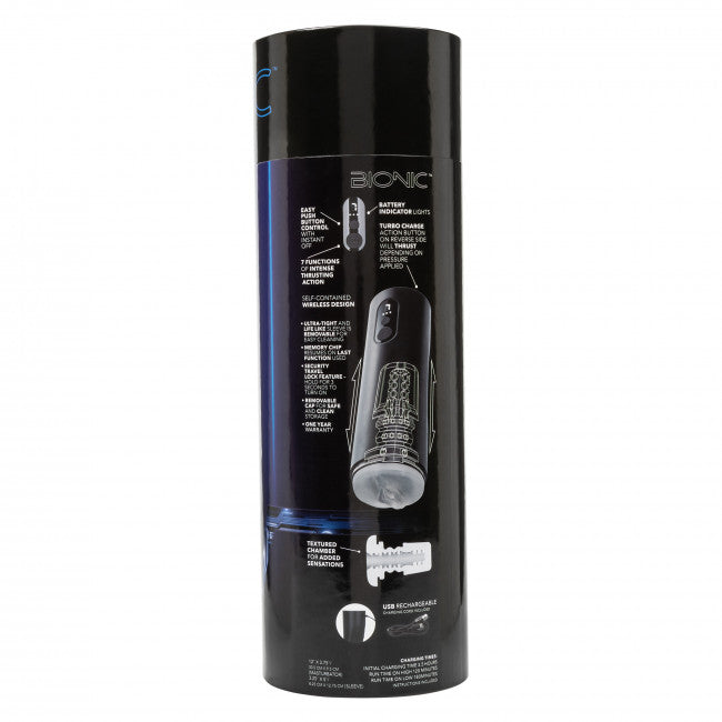 CalExotics Bionic Thrusting Masturbator Black