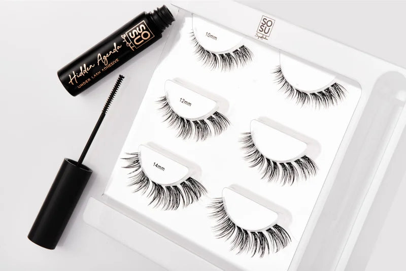 SOSU Cosmetics Hidden Agenda Undetectable Lashes set