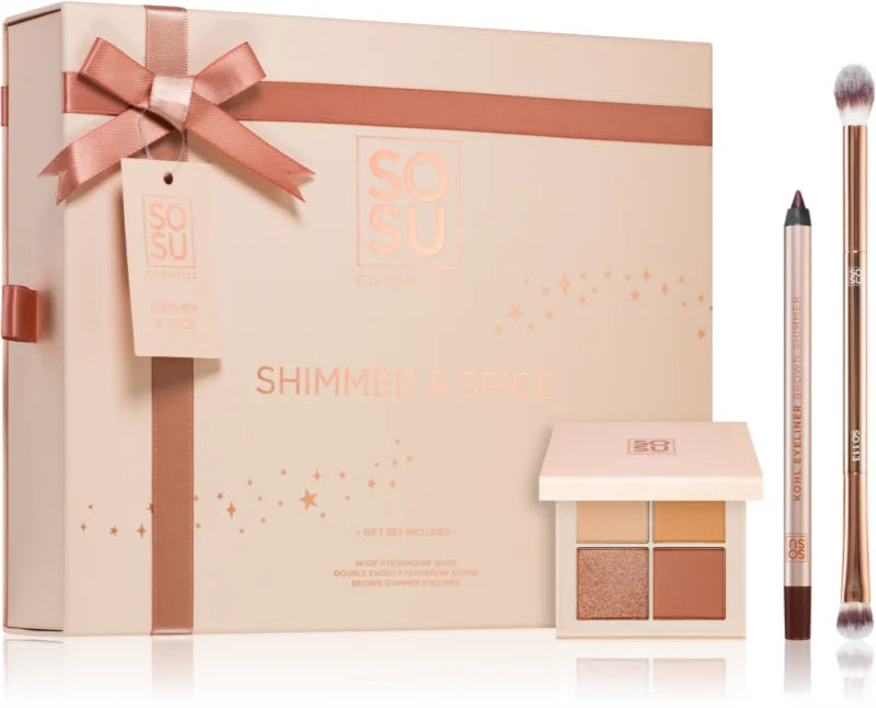 SOSU Cosmetics Shimmer & Spice gift set