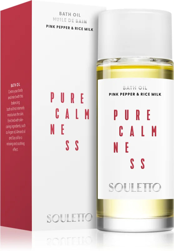 Souletto Pink Pepper & Rice Milk Bath Oil 100 ml