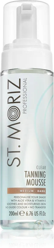 St. Moriz Tanning Mousse Clear Medium - Dark 200 ml