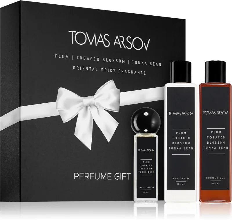 Tomas Arsov Plum Tobacco Blossom Tonka Bean gift set