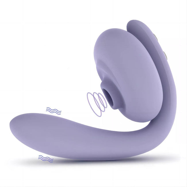 Tracy's Dog OG Flow G-Spot & Clitoral Sucking Vibrator Light Purple – My  Dr. XM