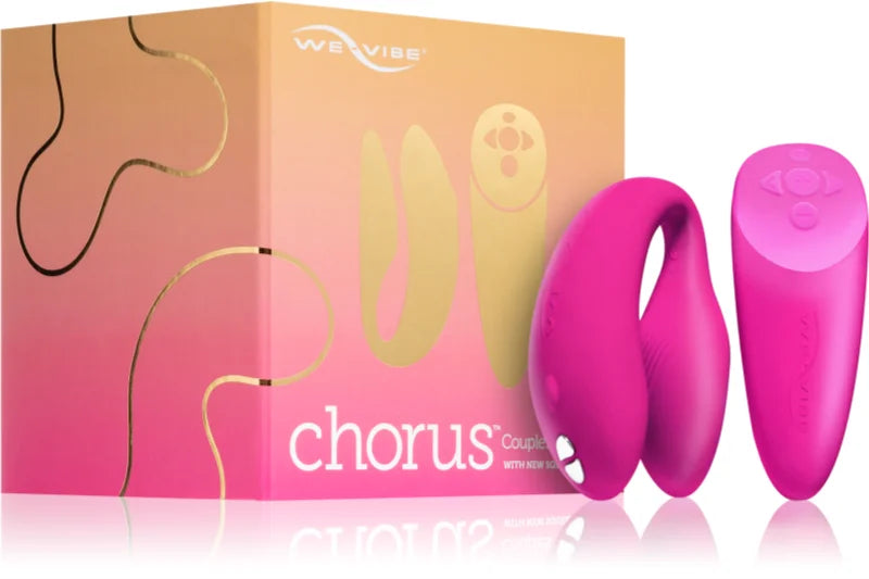 couple vibrater We-Vibe Chorus Cosmic Pink App and Remote Controlled Rechargeable Couple's  Vibrator main image 0