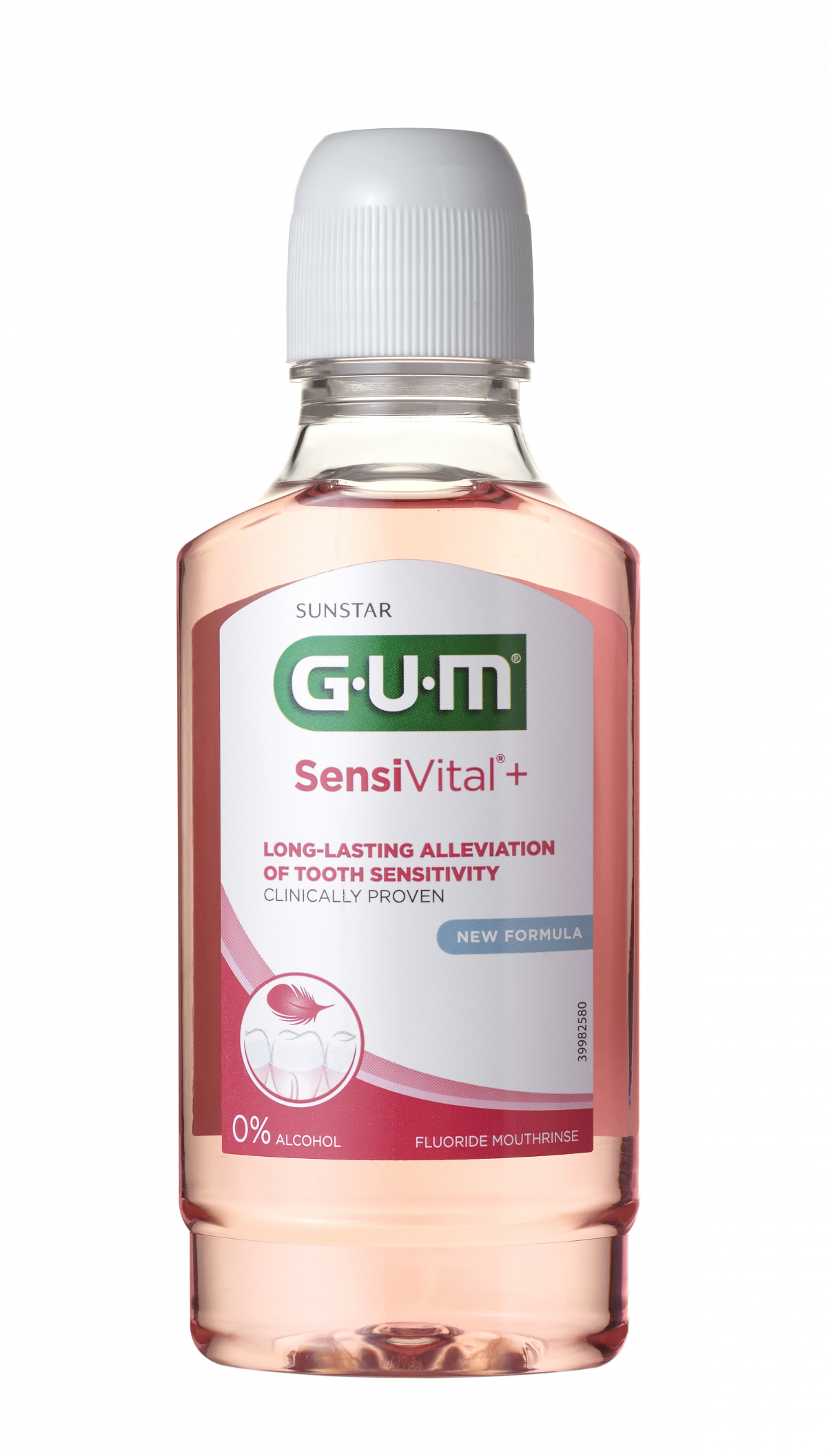 GUM SensiVital+ mouthwash for sensitive teeth with CPC 0.07%, 300 ml