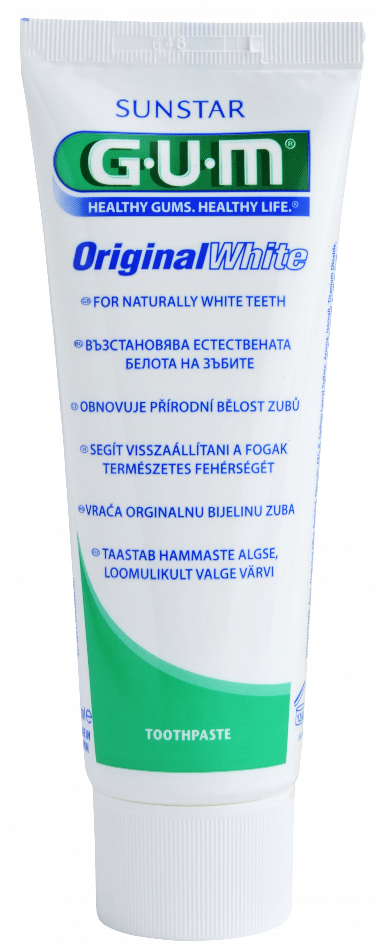 GUM OriginalWhite whitening toothpaste, 75 ml