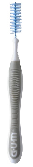 GUM TRAV-LER interdental brush with chlorhexidine, cylindrical, 2.0 mm, 6 pcs