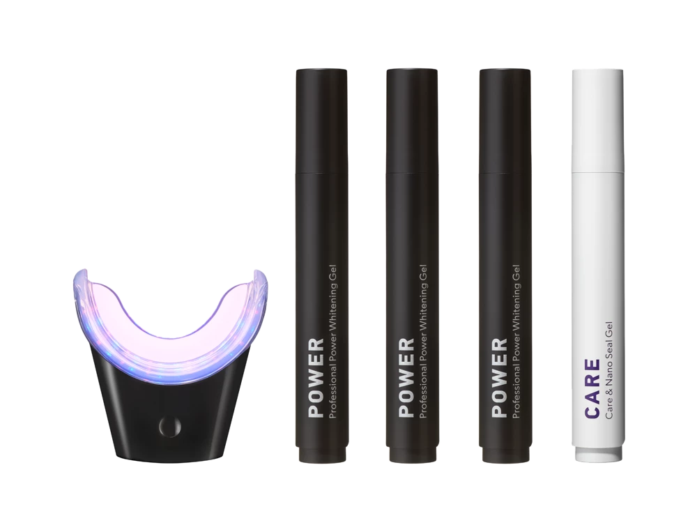 Smilepen POWER Whitening Kit, 7-day intensive teeth whitening treatment with wireless LED accelerator