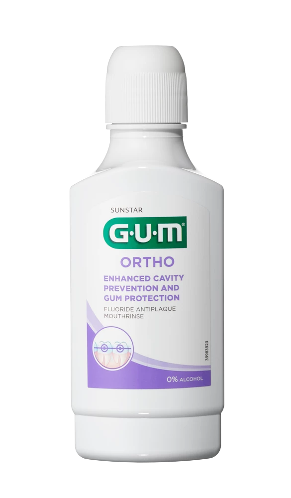 GUM Ortho mouthwash for teeth with braces CPC 0.05%, 300 ml