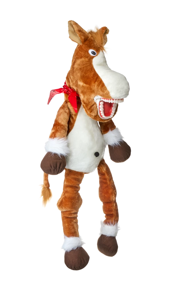 Dino plush educational aid, horse