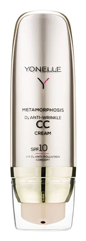 Yonelle Metamorphosis CC cream with anti-wrinkle effect SPF 10, shade 1 Light Neutral 50 ml