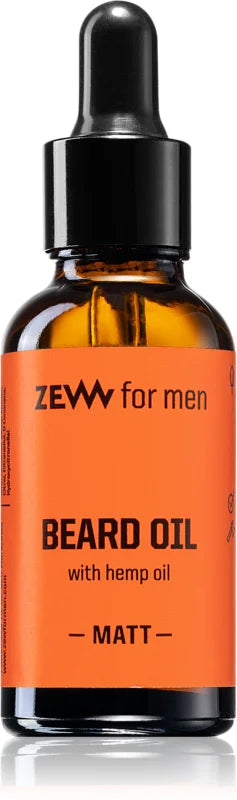 Zew For Men Beard Oil with Hemp Oil Matt 30 ml
