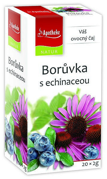 plants are purple apotheke Apotheke Natur Blueberry with Echinacea Herbal Tea 20 teabags – My Dr. XM