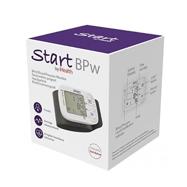 START by iHealth BPw – Wrist blood pressure monitor