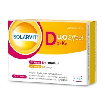 SOLARVIT Duo Effect D3 + K2 30 capsules