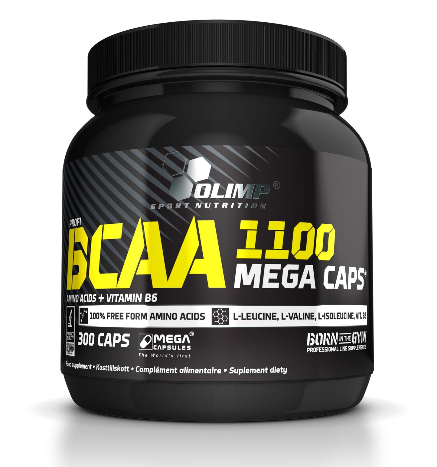 Olimp BCAA Mega caps 1100 300 capsules - mydrxm.com