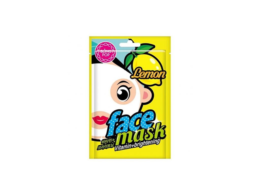 BLING POP LEMON FACE MASK 20 ml KOREA My Dr. XM
